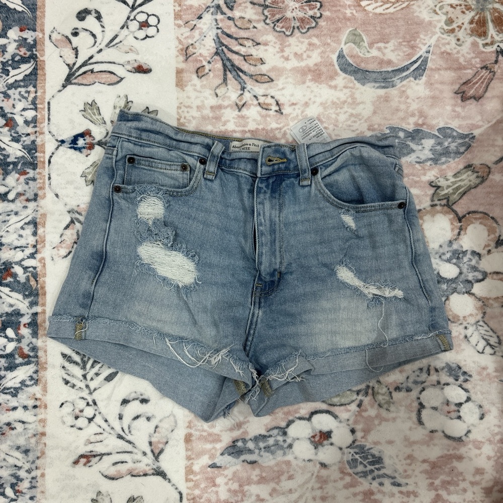 Denim Distressed Women Shorts